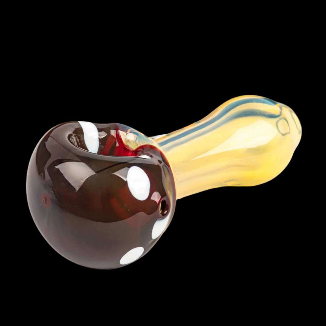 Red Eye Glass Mushroom Pipe