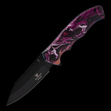 Embossed Dragon Pattern Folding Knife