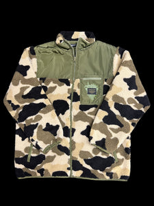 Crooks & Castles Camo Sherpa Zipup