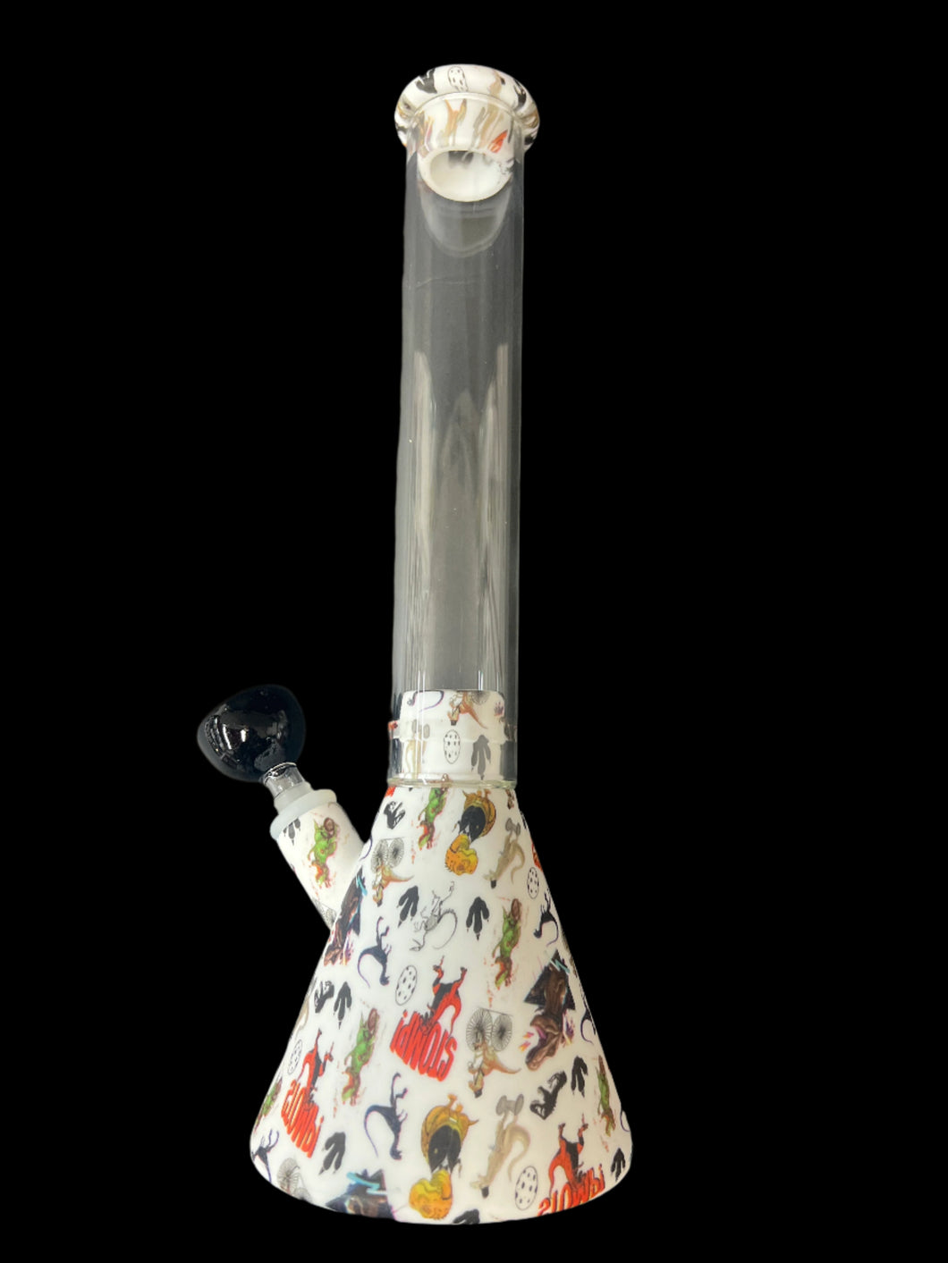 Dino-Sour silicone & glass bong