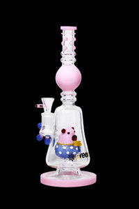 13" Playfull Piggy Bubbler