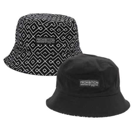 PROHIBITION Reversible Bucket Hats