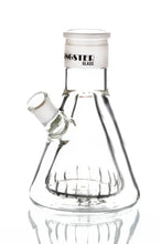 8" Gangster Glass Double Beaker Showerhead Base