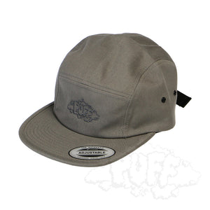 Puff Black 5 Panel Camper Cap