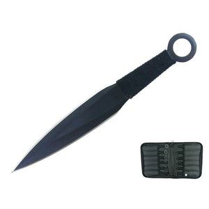 3PC TACTICAL NINJA COMBO SET Ninja Sword With 2 Throwing Knives + Fixed  Blade Karambit + Double Blade Folding Pocket Knife